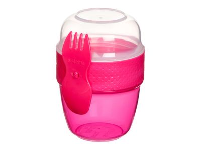 To Go snackdoos Snack Capsule met lepel/vork 515ml