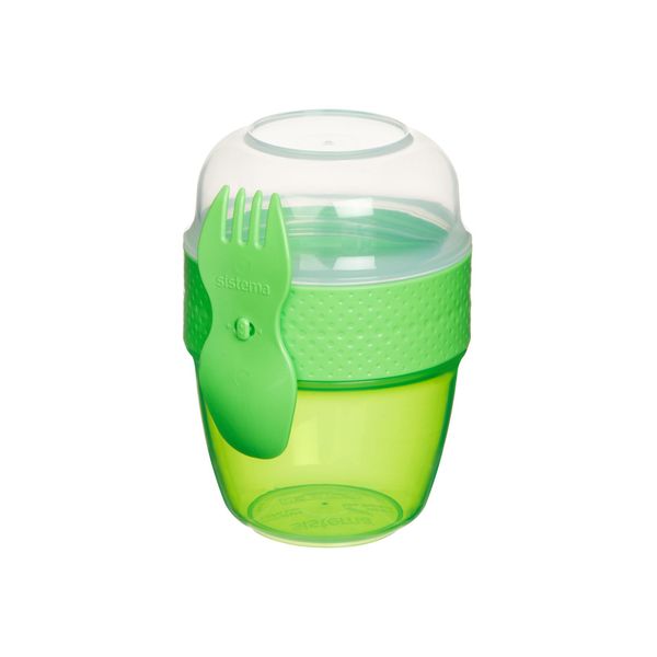 Sistema To Go snackdoos Snack Capsule met lepel/vork 515ml