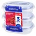 Sistema Klip It + set van 3 rechthoekige voorraaddozen 180ml