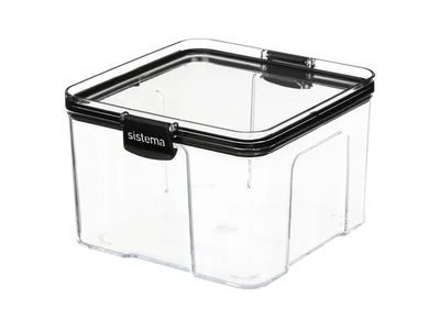 Tritan Ultra boîte de conservation carrée noir 1.4L