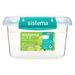 Sistema Klip It + rechthoekige voorraaddoos Minty Teal 400ml