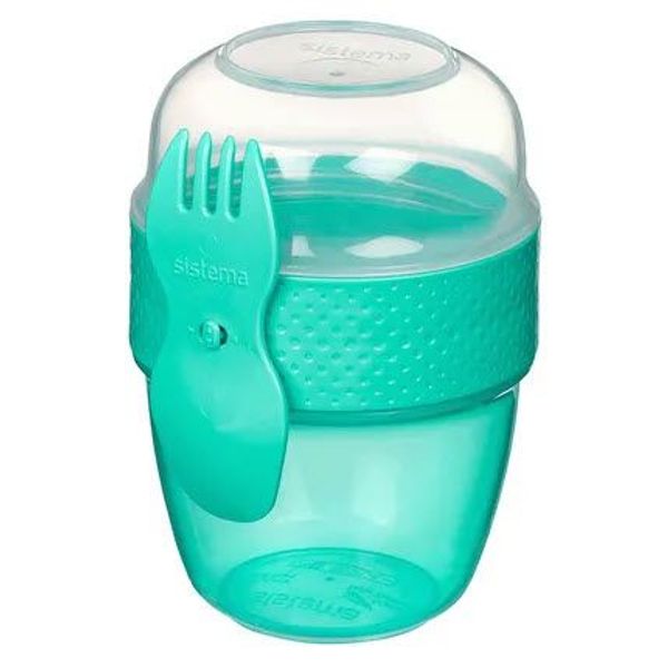 Sistema To Go snackdoos Snack Capsule met lepel/vork 515ml