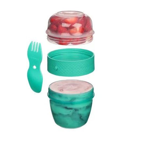 Sistema To Go snackdoos Snack Capsule met lepel/vork 515ml