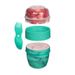 Sistema To Go snackdoos Snack Capsule met lepel/vork 515ml