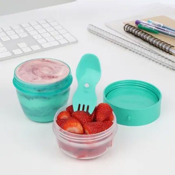 Sistema To Go snackdoos Snack Capsule met lepel/vork 515ml