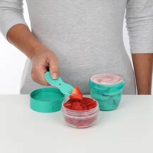 Sistema To Go snackdoos Snack Capsule met lepel/vork 515ml