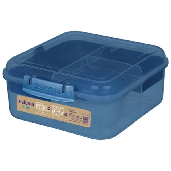 Sistema Ocean Bound Plastic To Go lunchbox Bento Cube 1.25L 