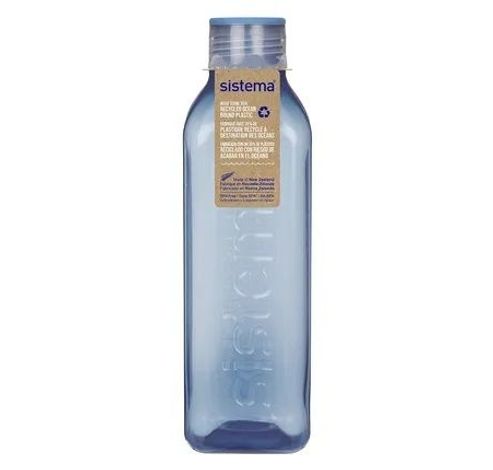 Ocean Bound Plastic Hydrate bouteille carrée Square Bottle 1L   Sistema