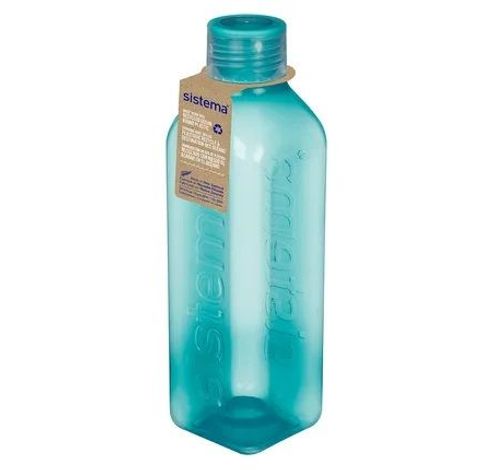 Ocean Bound Plastic Hydrate bouteille carrée Square Bottle 1L   Sistema