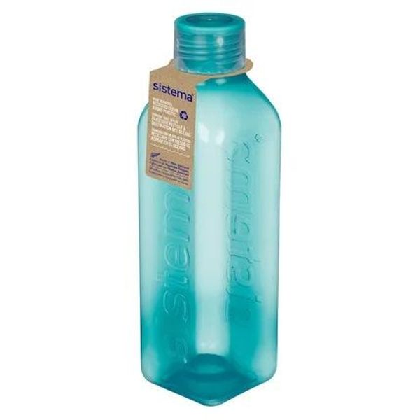 Sistema Ocean Bound Plastic Hydrate vierkante drinkfles Square Bottle 1L 