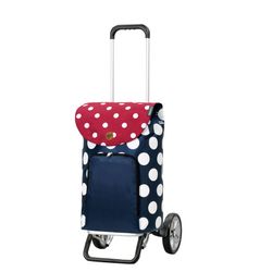 Andersen Shopper Alu Star Shopper Dots blauw 