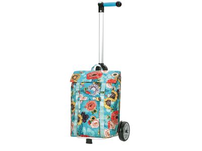 Unus Shopper Basil Bloom blauw
