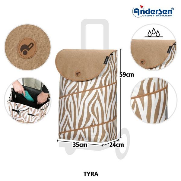 Unus Shopper Fun Tyra zebra 