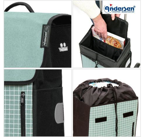 Scala Shopper Plus Hente mint  Andersen Shopper