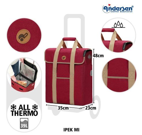 Scala Shopper Plus Ipek Mi rot  Andersen Shopper