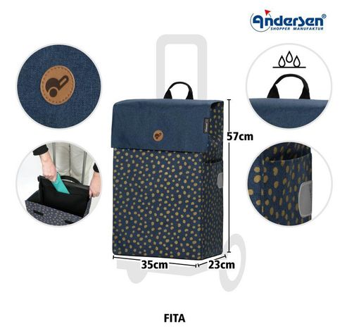 Scala Shopper Plus Fita blau  Andersen Shopper