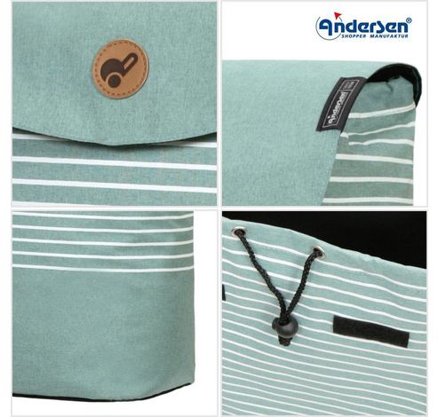 Scala Shopper Plus Tilde mint  Andersen Shopper