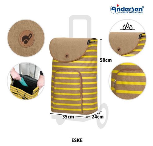 Unus Shopper Eske gelb  Andersen Shopper