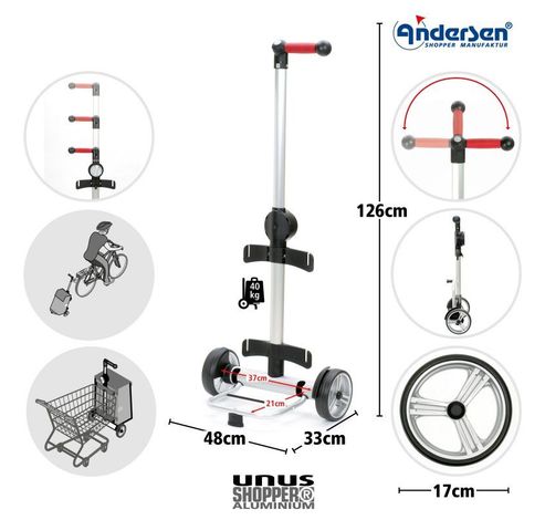 Unus Shopper Eske rot  Andersen Shopper