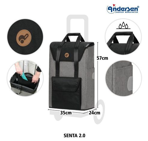 Quattro Shopper Senta 2.0 grau  Andersen Shopper