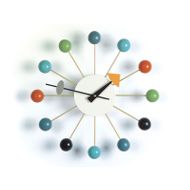 Ball Clock Multicoloured 