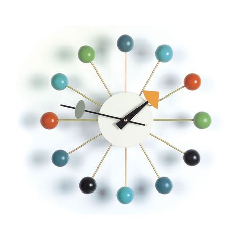 Ball Clock Multicoloured  Vitra.