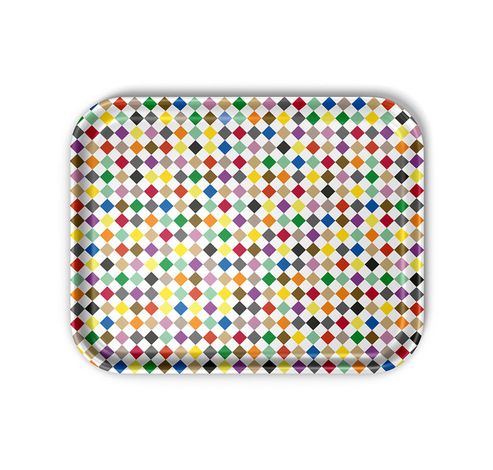 Classic Tray large, Diamonds multicol.  Vitra.