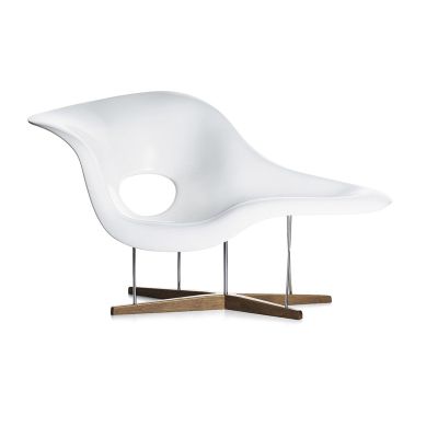 CHA Eames Chaise Polyurethane white  Vitra.