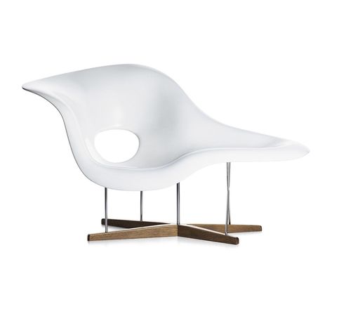 CHA Eames Chaise Polyurethane white  Vitra.