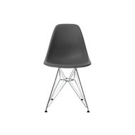 EPC DSR P.Side Chair - base chrome-plated - basalt 