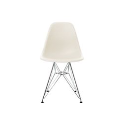 Vitra. EPC DSR P.Side Chair - base chrome-plated - cream 