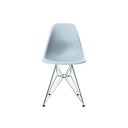 Vitra. EPC DSR P.Side Chair - base chrome-plated - ice grey 