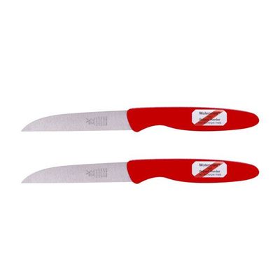 Blister Set2 Molenmes Roestvrij - Rood 2x 1756.325.60  Robert Herder Molenmes