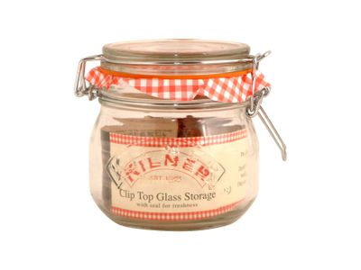 Ronde glazen bokaal met beugelsluiting 500ml