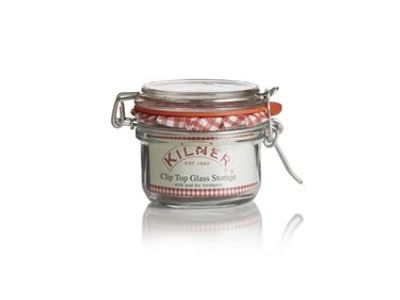 Ronde glazen bokaal met beugelsluiting 125ml