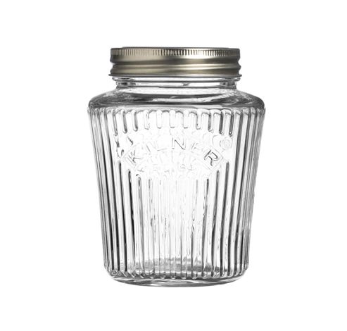 Vintage bocal de conservation en verre 500ml  Kilner