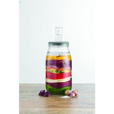 Set om te fermenteren uit glas 3L  Kilner