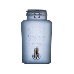 Kilner drankdispenser frosted blauw 5L  