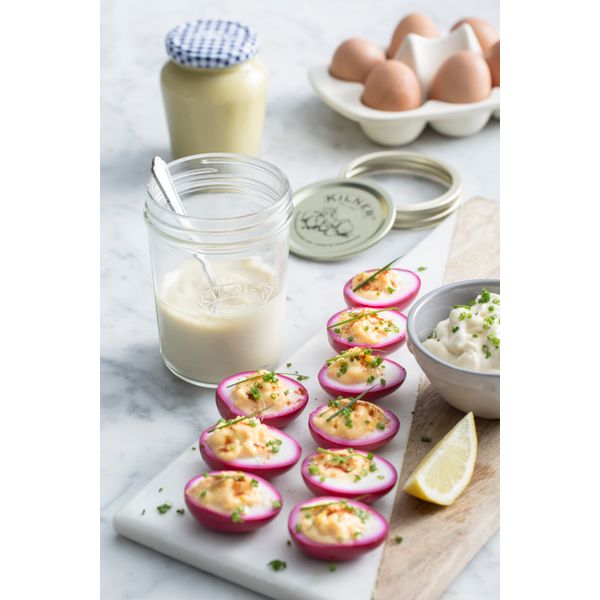 Kilner Set om mayonaise te maken uit glas 350ml