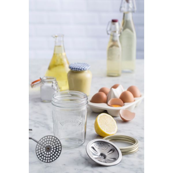 Kilner Set om mayonaise te maken uit glas 350ml