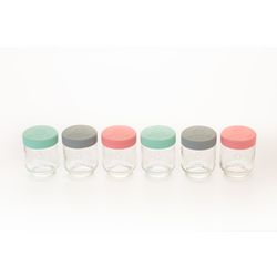 Kilner Set van 6 bokalen uit glas voor babyvoeding met silicone deksel 190ml 