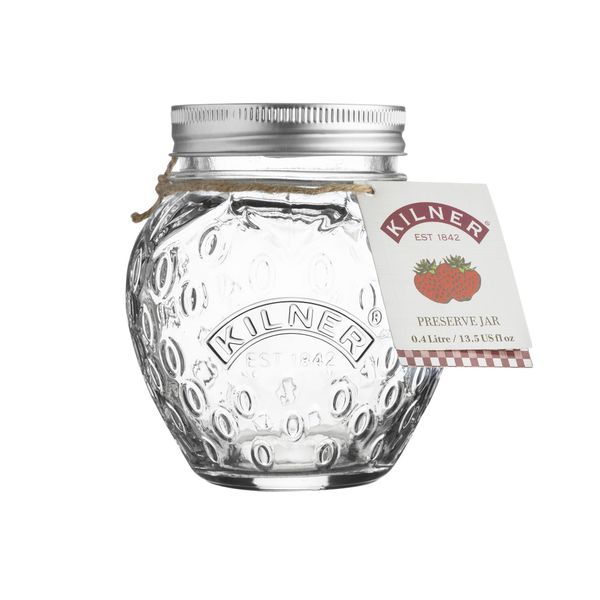 Kilner Glazen inmaakbokaal aardbei 400ml