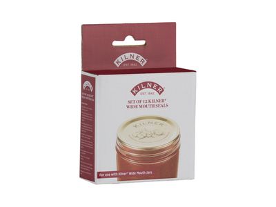 Set van 12 vervangschijfjes voor brede inmaakbokalen