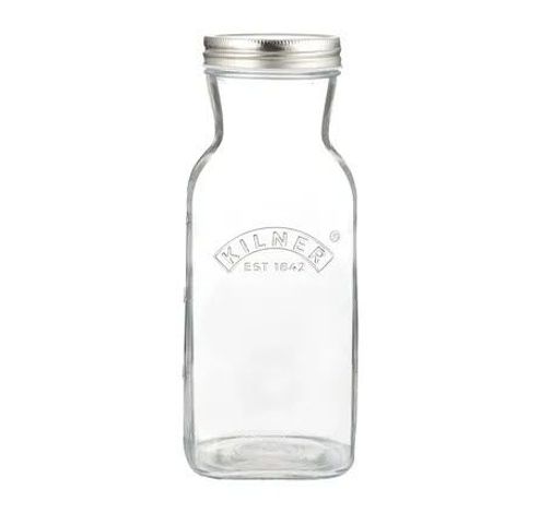 Glazen fles voor saus of sap 1L  Kilner