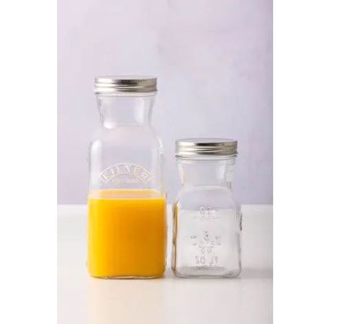 Glazen fles voor saus of sap 1L  Kilner