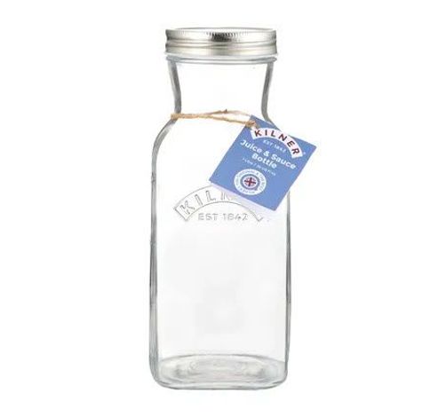 Glazen fles voor saus of sap 1L  Kilner