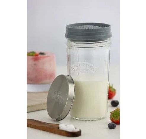 kefir set uit glas  Kilner