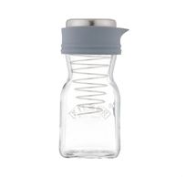 dressingshaker uit glas en rvs 500ml 