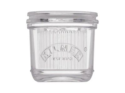 boterbel uit glas 10x10x0.9cm