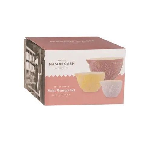 In The Meadow set de 3 mesureurs en céramique 62.5ml, 125ml et 250ml  Mason Cash